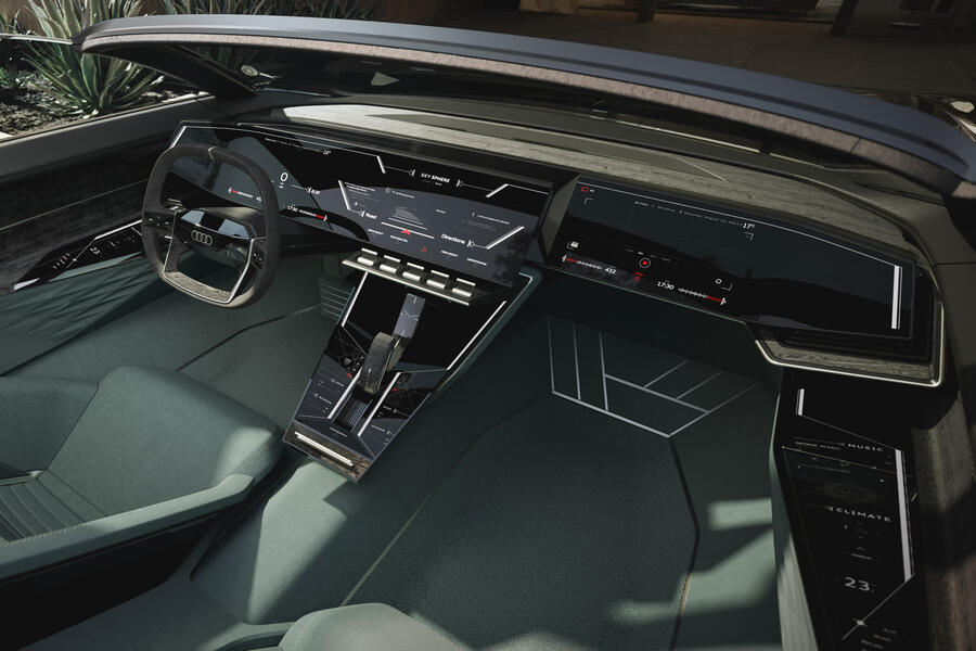 89 Audi sky sphere concept 2021 dashboard