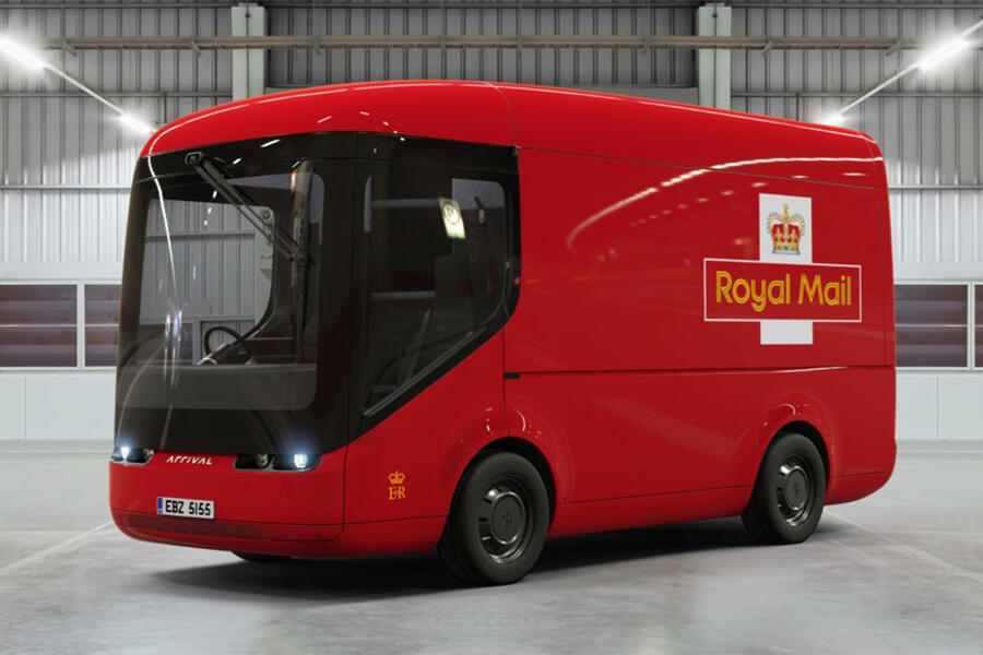 9 Arrival post office van