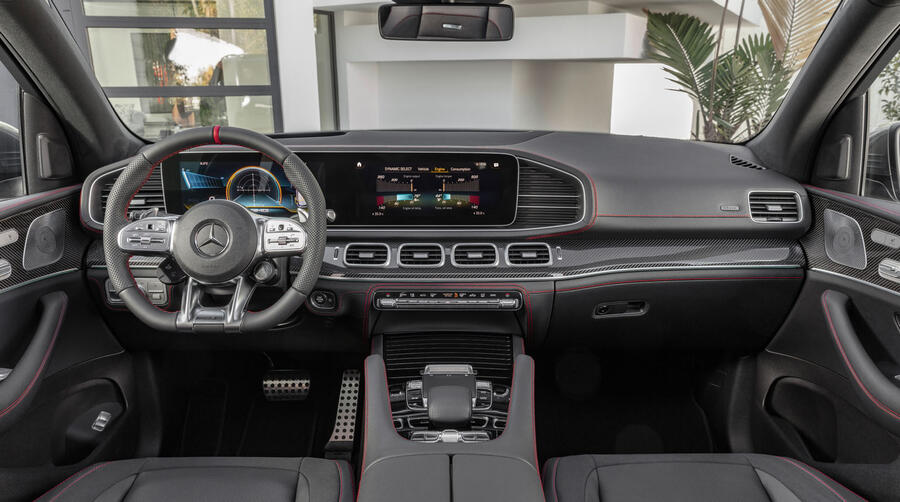 92 Mercedes gle53 official press dashboard