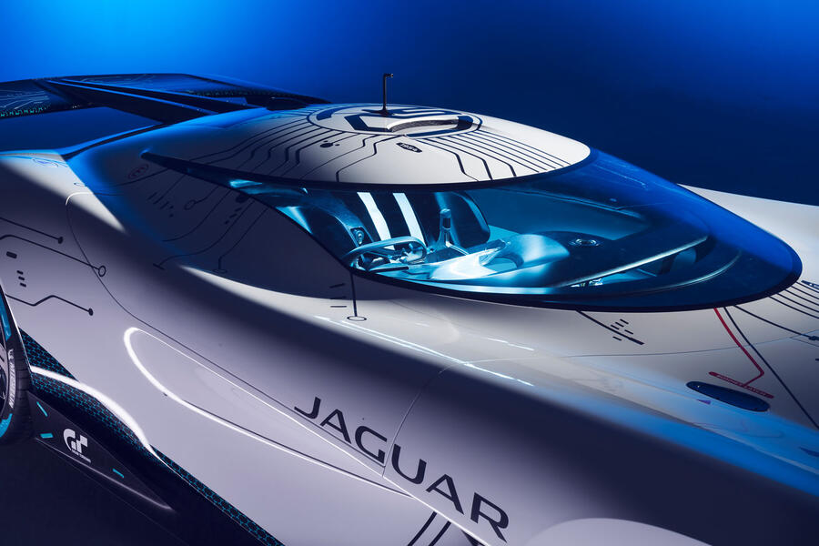 93 Jaguar vision gt concept gran turismo studio cockpit