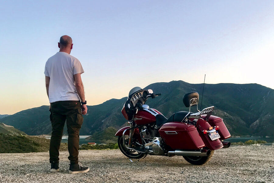 93 Matt prior us harley road trip mountains