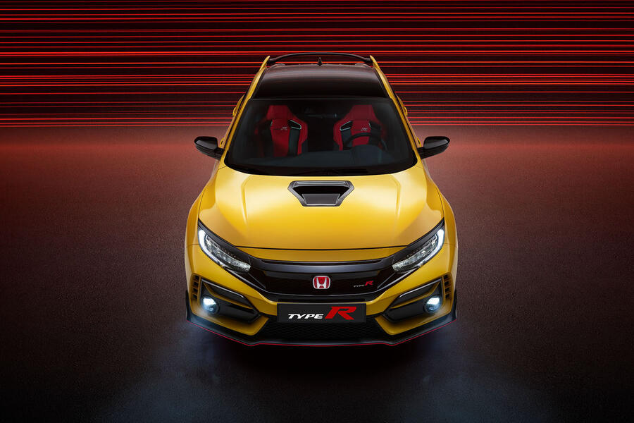 94 Honda civic type r limited edition 2020 press aerial