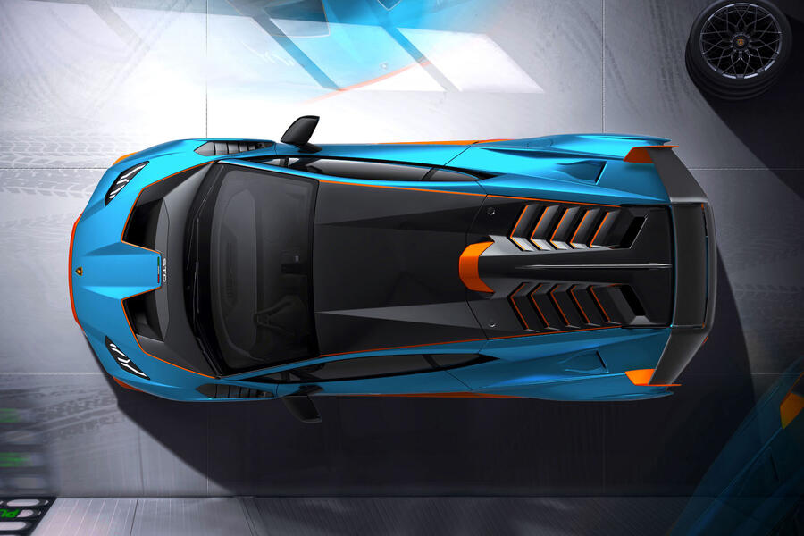95 Lamborghini huracan sto 2020 official images aerial