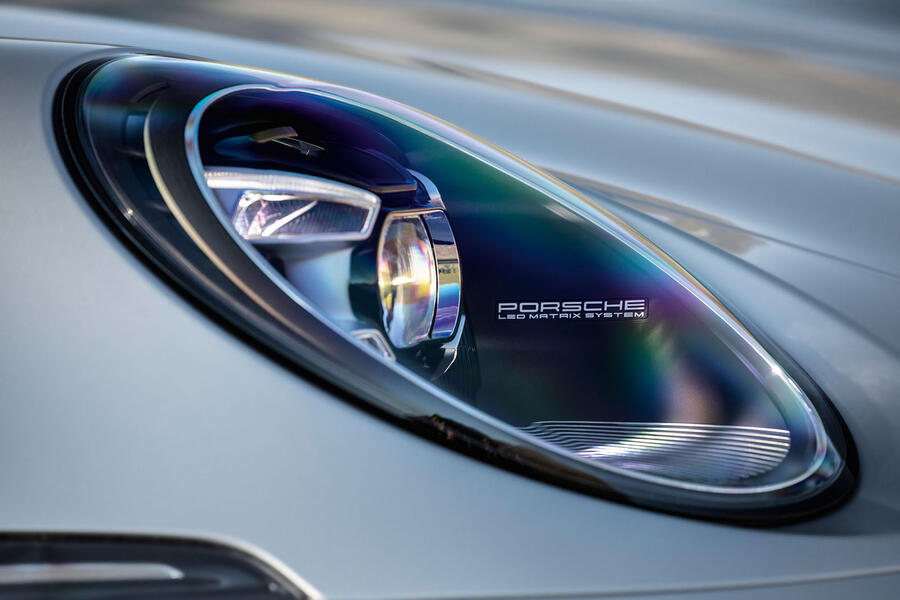 96 Porsche 911 992 official reveal press headlights