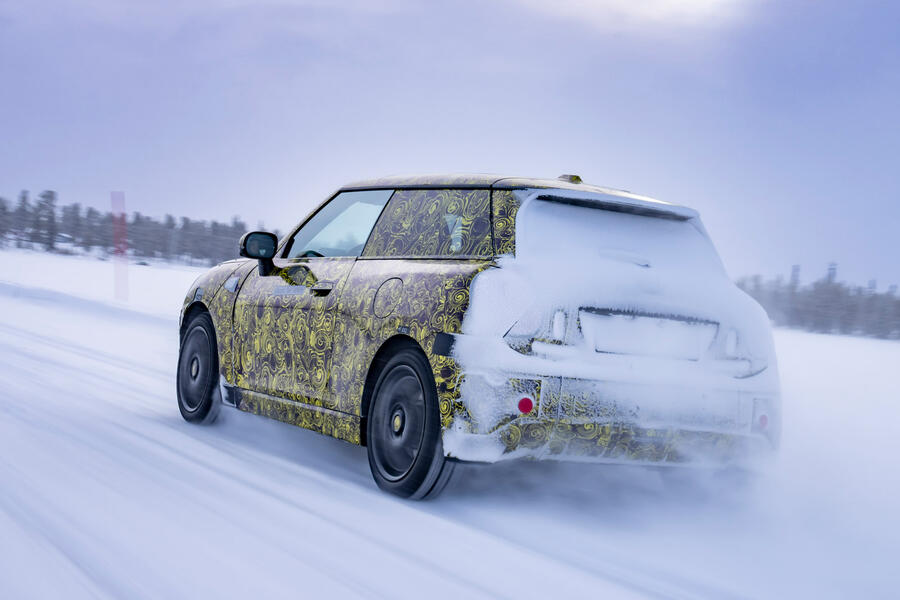 97 2023 Mini electric prototype ride tracking rear