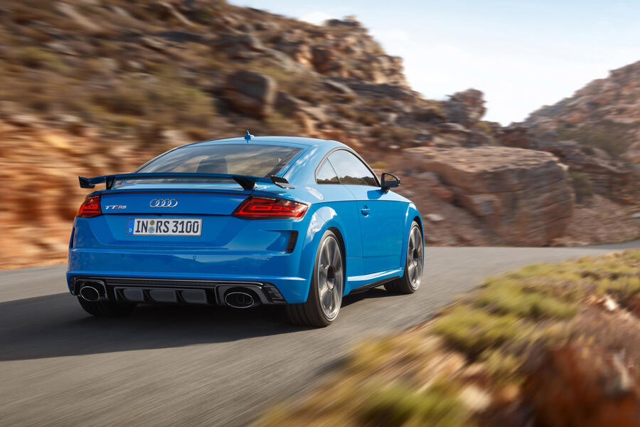 97 Audi tt rs 2019 facelift press hero rear
