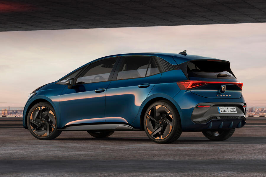 97 Cupra born 2021 official reveal hero rear