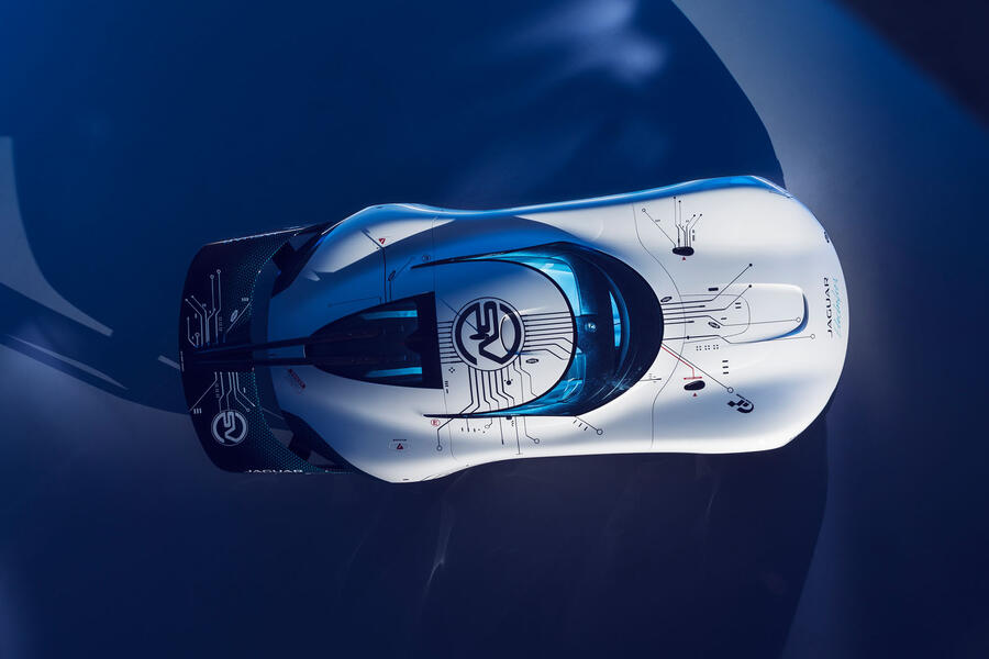 97 Jaguar vision gt concept gran turismo studio aerial