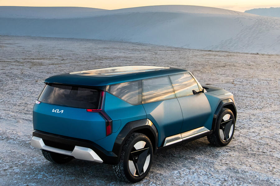 97 Kia concept ev9 2021 official reveal rear