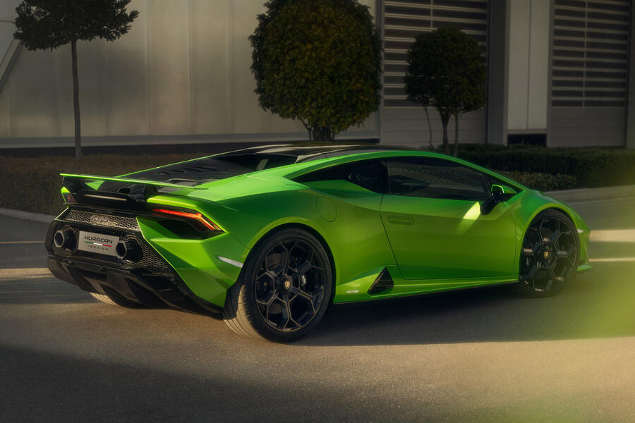 97 Lamborghini huracan technica 2022 official reveal static rear