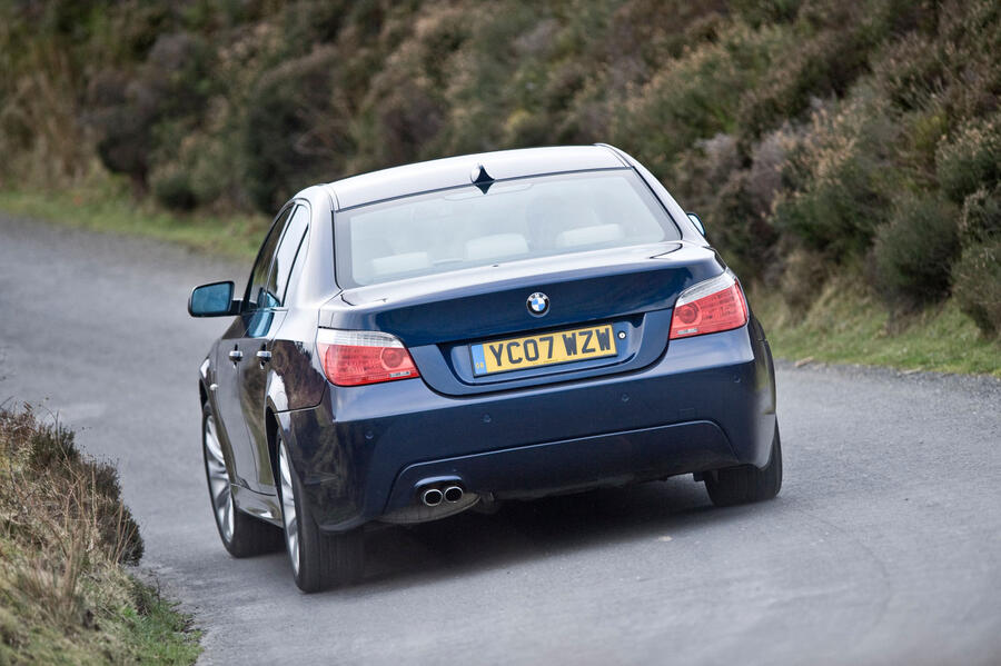 98 Bmw 5 series e60 road test rewind hero rear