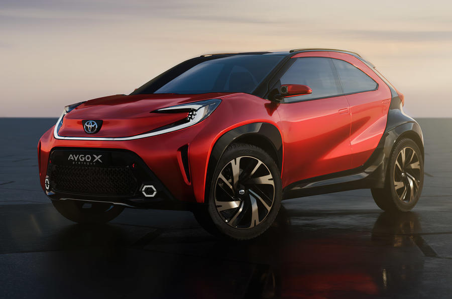 99 Toyota aygo x prologue 2021 concept official images hero front