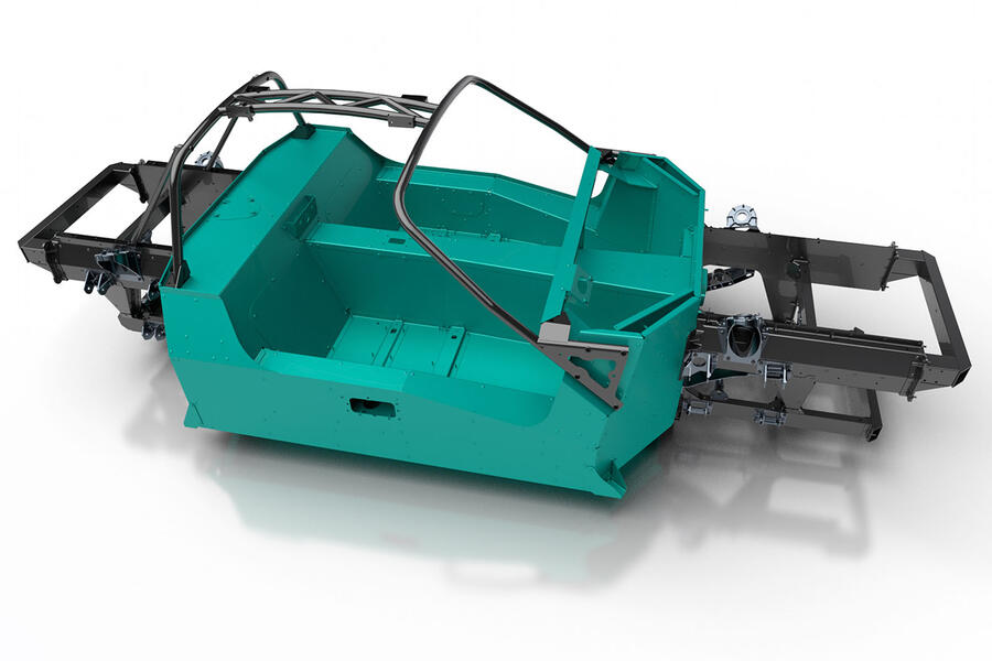 Ariel   hipercar   chassis and roll structure