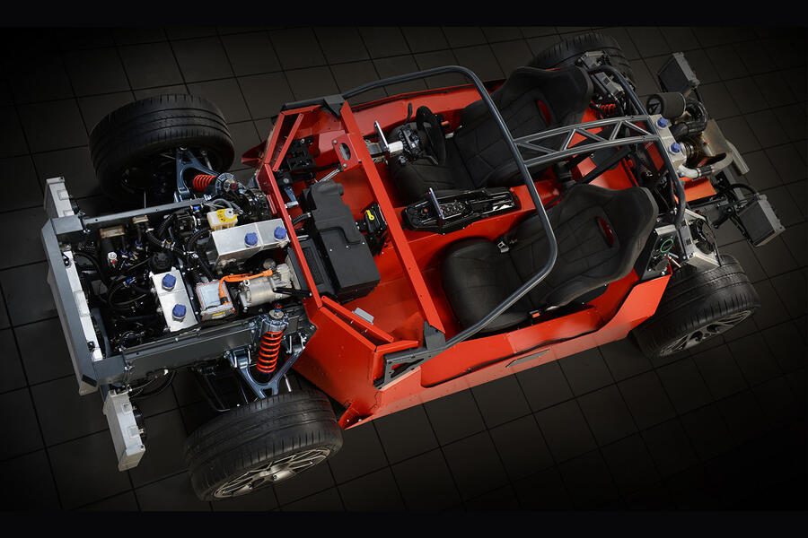 Ariel hipercar top view