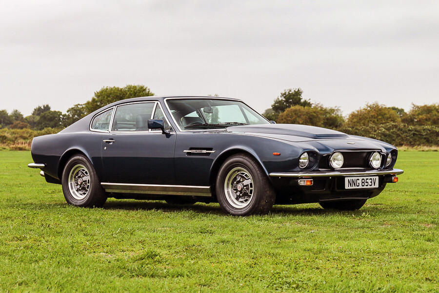 Aston martin v8 vantage oscar india 1978 stationary side