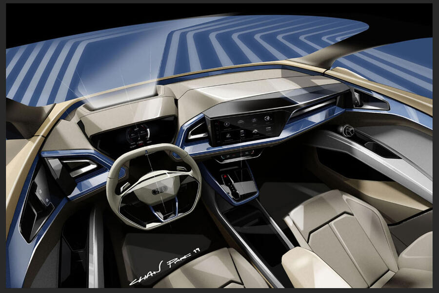 Audi q4 e tron sketches 3
