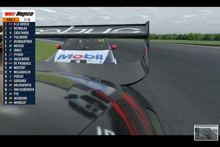 Australian supercars iracing stream screenshot 1