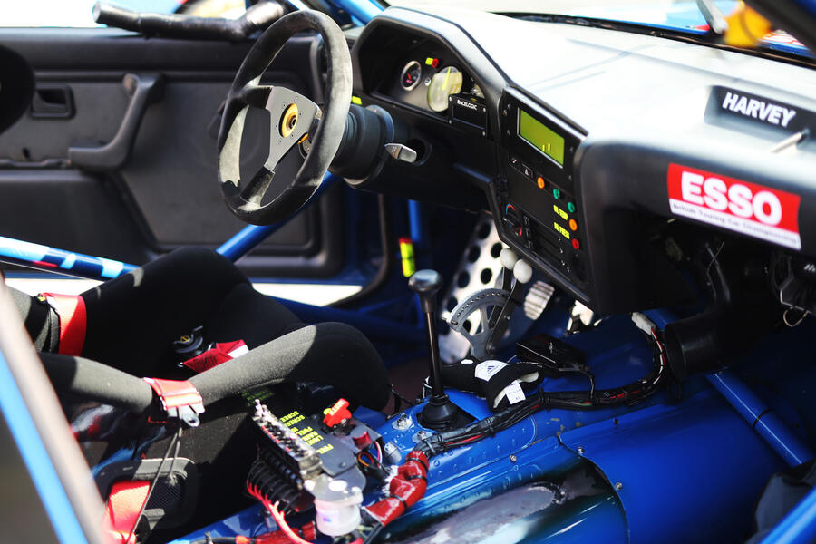 Cropped beamer interior