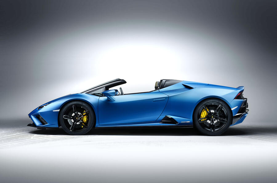 Huracan evo rwd spyder   profile