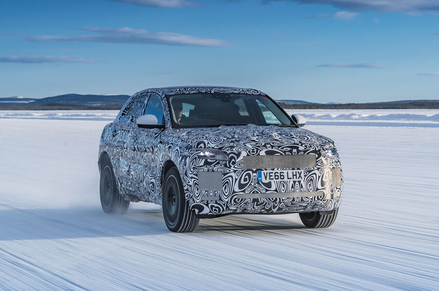 Jaguar e pace testing   arjeplog