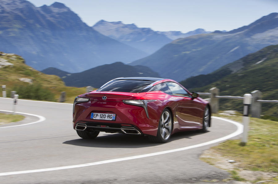 Lexus lc500 rear cornering