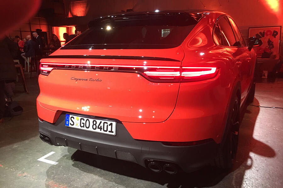 Porsche cayenne coupe 2019 reveal   4