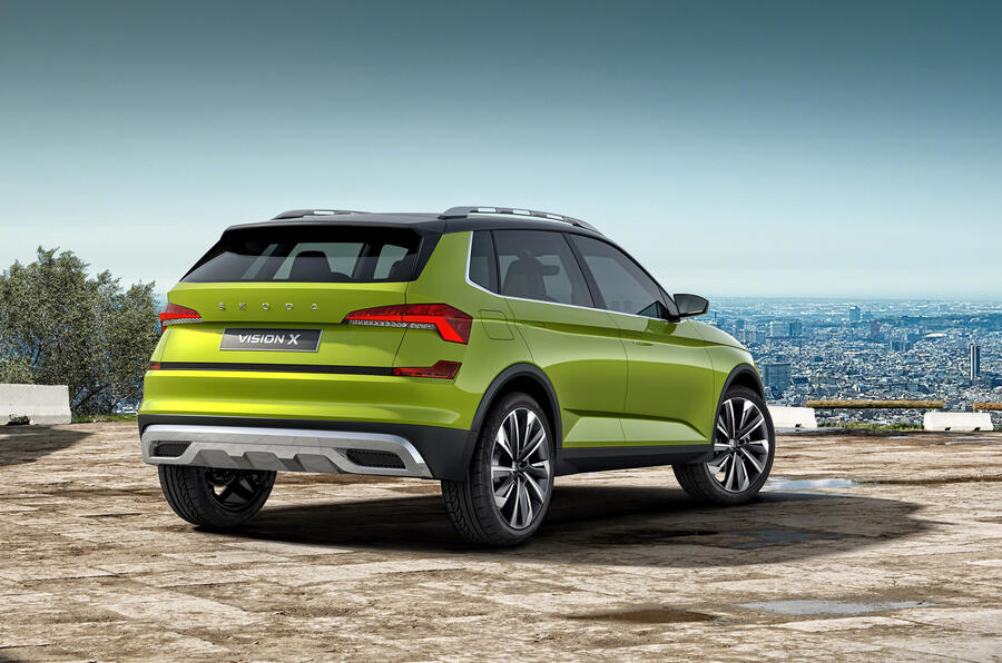 Skoda vision x rear