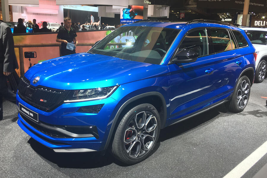 Skoda kodiaq vrs paris 2018 front