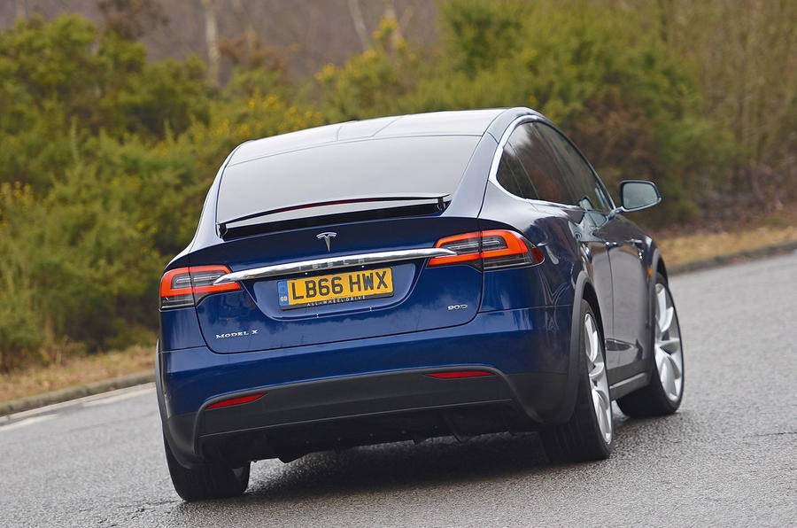 Tesla model x rear cornering 0