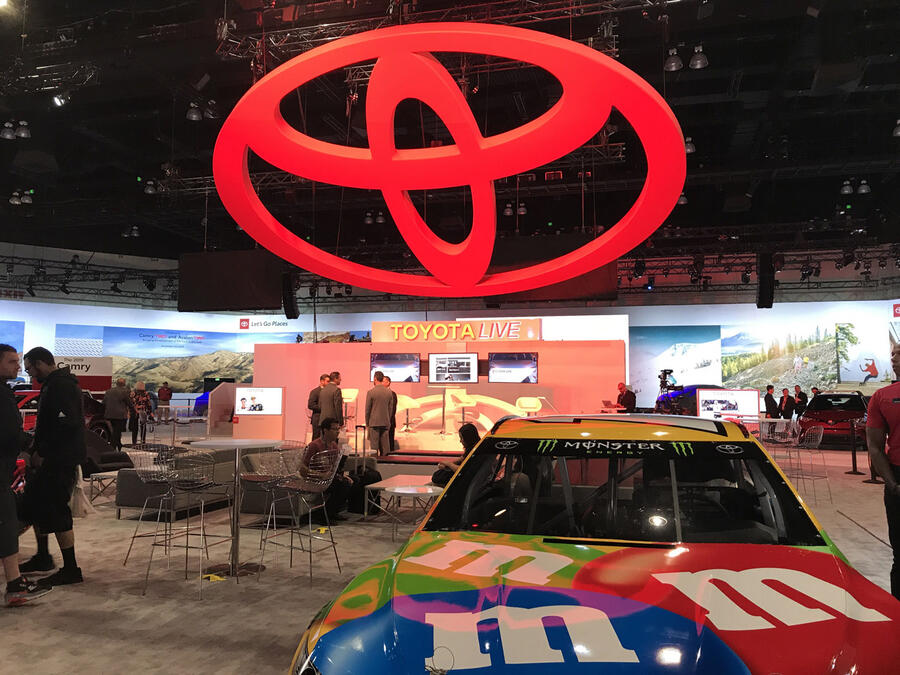 Toyota stand