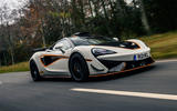 McLaren 620R 2021 road test review - hero front