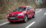 Skoda Kodiaq vRS 2019 road test review - hero front