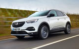 Vauxhall Grandland X Hybrid4 2020 road test review - hero front