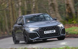 Audi RS3 front cornering