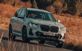 BMW X3 front cornering