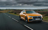 Audi Q8 50 TDI Quattro S-Line 2018 UK first drive hero front