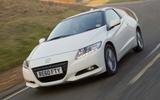 Honda CRZ 2010 front quarter tracking