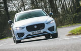 1 Jaguar XE P250 R Dynamic 2021 UK FD hero front