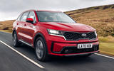 1 Kia Sorento PHEV 2021 UK first drive review hero front