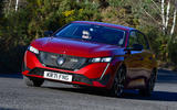 1 Peugeot 308 puretech 130 gt 2022 UK review cornering front