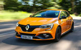 Renault Megane RS 2018 UK first drive hero front