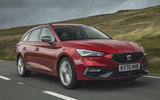 1 Seat Leon estate FR 2021 UK first drive review hero front