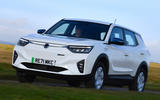 1 Ssangyong Korando e motion 2022 UK first drive review tracking front