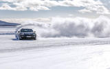 Porsche Taycan prototypes in winter testing