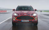 Aston Martin DBX testing at Silverstone