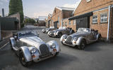 Morgan Plus Four 70th anniversary - first four cars