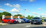 Jaguar I-Pace, Mercedes-Benz EQC, Audi E-tron and Tesla Model X charging