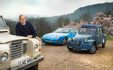 1981 Land Rover Series III, 1995 Porsche 968 Sport, 1958 Citroën 2CV AZ