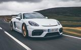 2019 Porsche 718 Cayman GT4 UK review - front