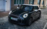 MINI Electric front three quarters